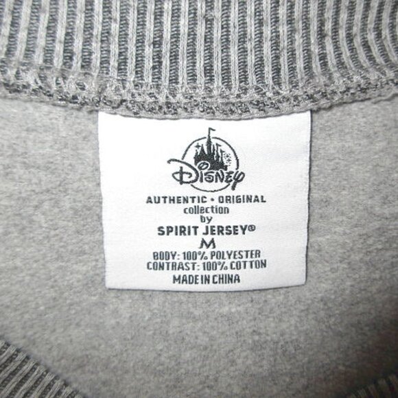 Disneyland Resort Spirit Jersey Sweatshirt Size M Fuzzy Sherpa Teddy Oversized - Picture 8 of 8